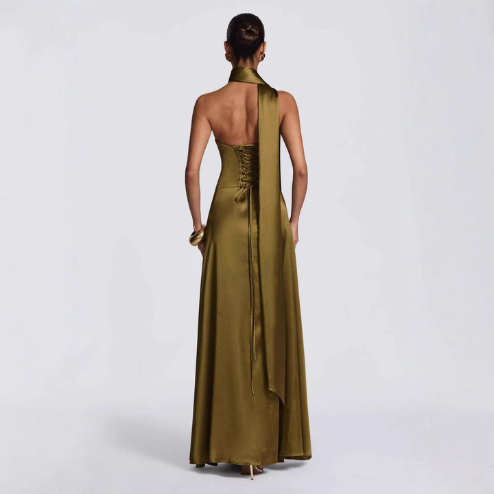 Damen Elegantes und schickes Langarm Abendkleid Echo Archiv