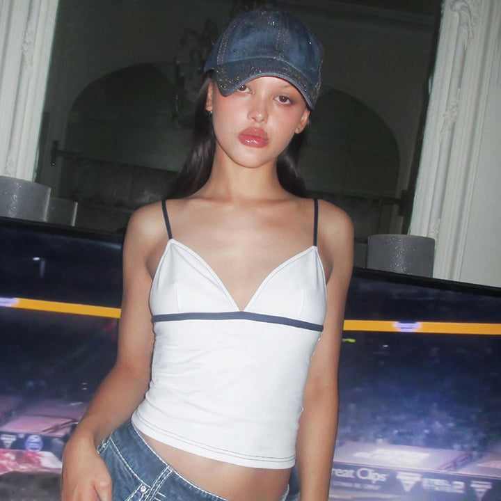 Damen Sportliches Bustier mit verstellbaren Trägern Echo Archiv
