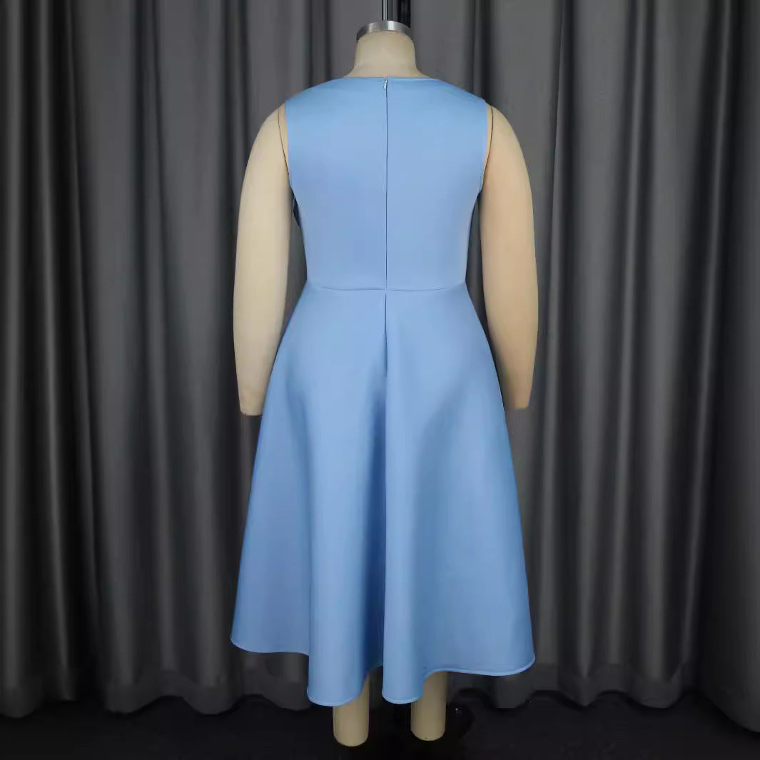 Damen Chiffon Abendkleid mit schimmerndem Oberteil und eleganter Schleifen-Applikation Echo Archiv