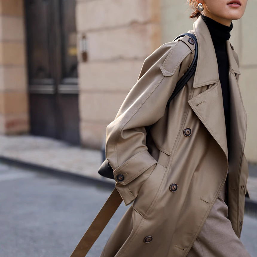 Damen eleganter Trenchcoat Echoarchiv