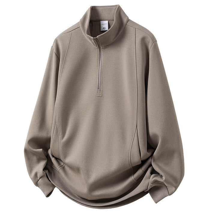 Herren Sportliches Langarmshirt mit Stehkragen Echo Archiv