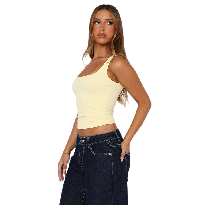 Damen Tanktop mit schmalen Trägern und elegantem Ausschnitt Echo Archiv