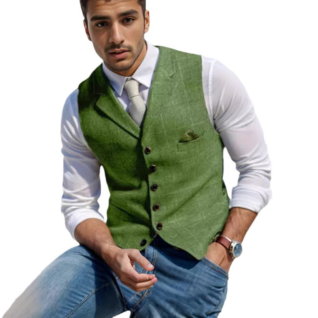 Herren elegante Weste im Echoarchivrnen Stil Echoarchiv