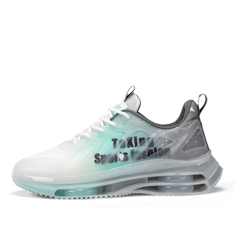 Unisex futuristische luftgepolsterte Sneaker mit transparentem TPU‑Obermaterial und sichtbarer Hohlkern‑Plateausohle – Norré