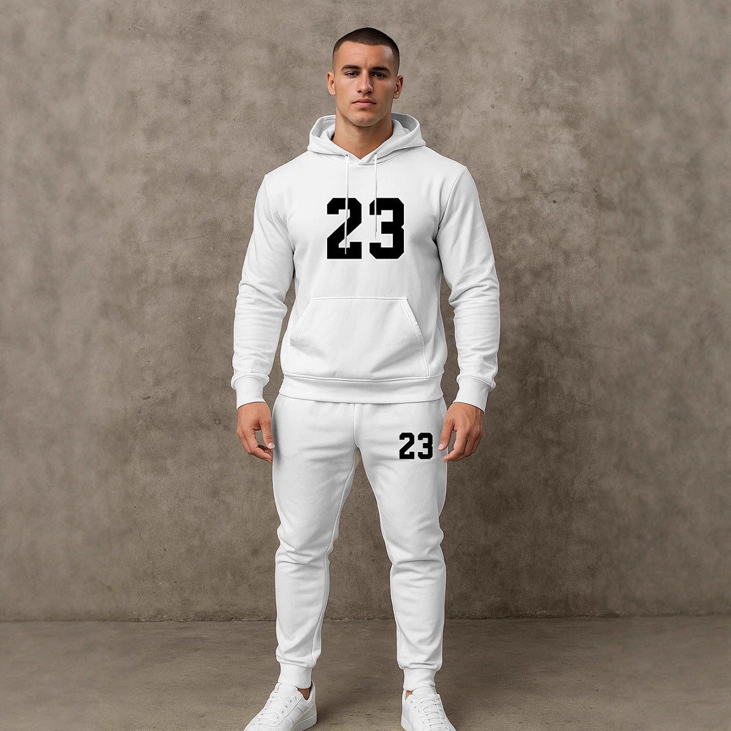 Herren Premium Sportanzug mit lässigem Grafikdesign Echoarchiv