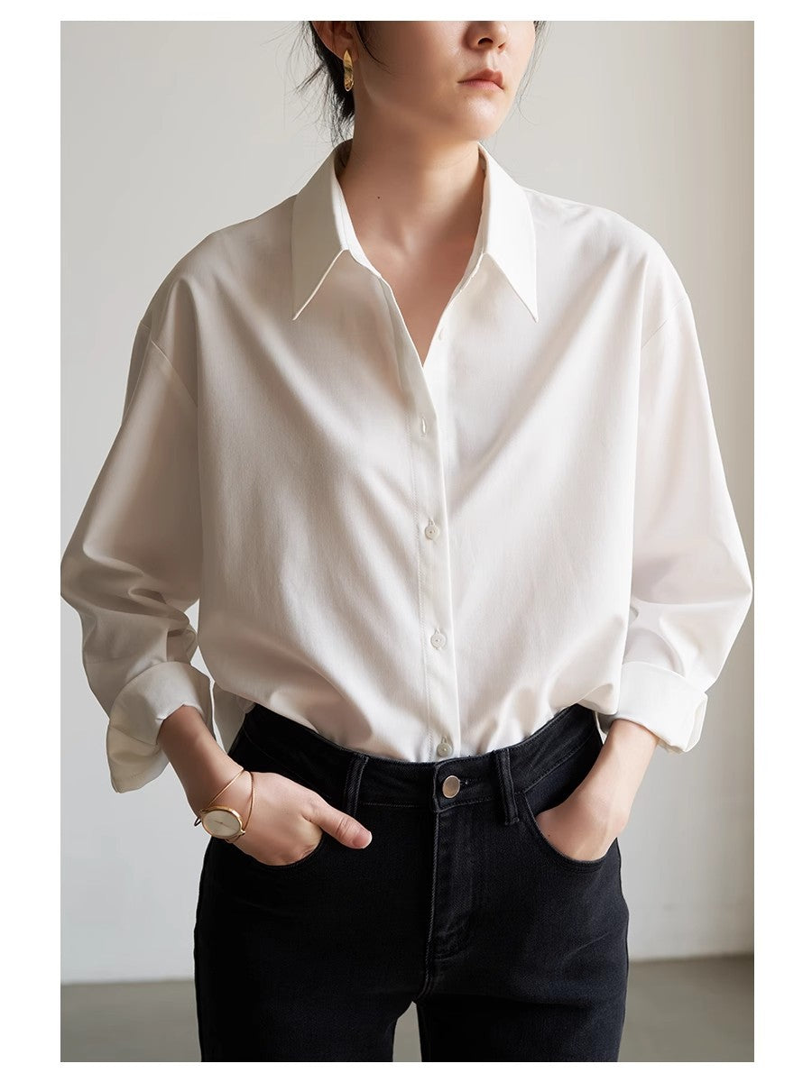 Damen Schicke und lässige Bluse mit oversized Schnitt Echoarchiv