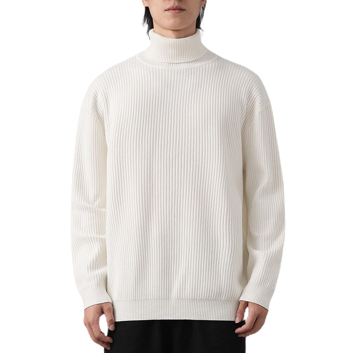 Herren Grobstrickpullover mit Stehkragen Echo Archiv