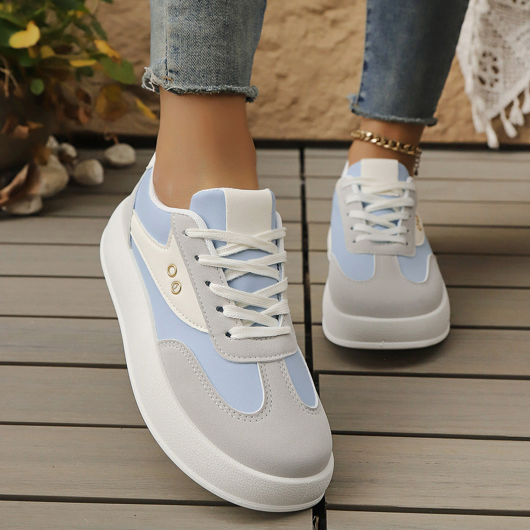Damen Plattform Sneakers mit sportlichem Chic und gepolstertem Innenfutter Echo Archiv