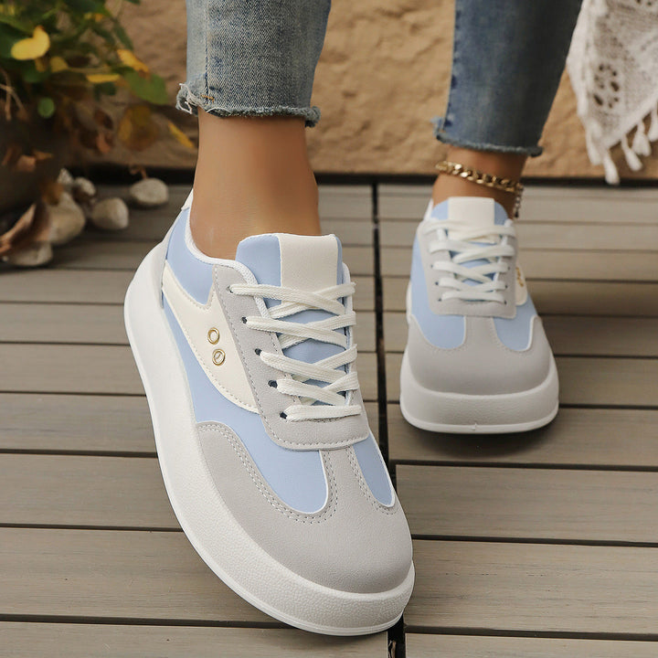 Damen Plattform Sneakers mit sportlichem Chic und gepolstertem Innenfutter Echo Archiv