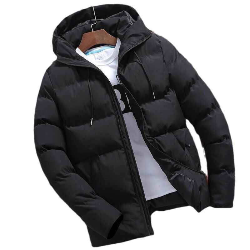Herren nan wattierte Kapuzen-Winterjacke mit wasserabweisender Außenhülle und gesteppter Isolierung Echo Archiv