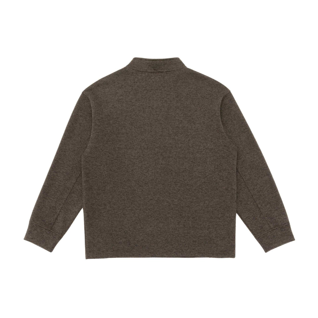Herren Halbzip-Sweatshirt mit Stehkragen und Kontrastnaht Echoarchiv