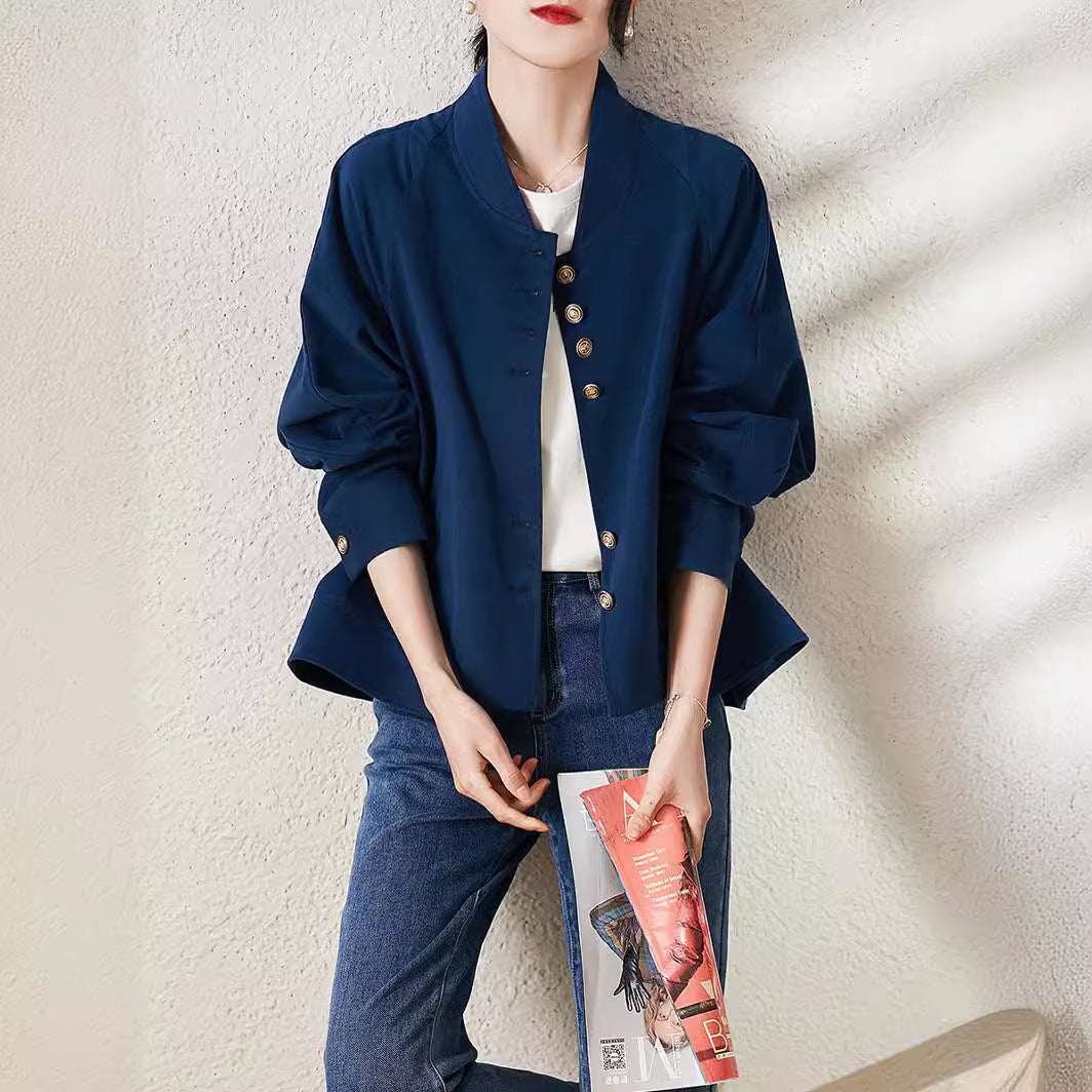 Damen Modische und elegante Jacke mit schmalem Schnitt Echoarchiv