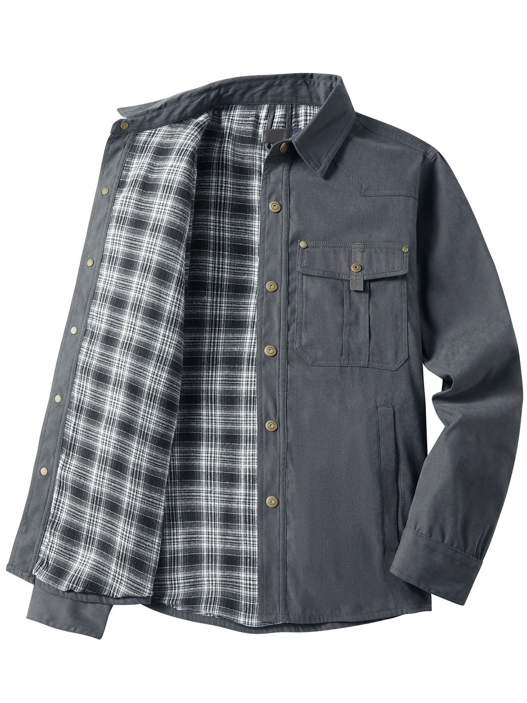 Herren Flanell gefütterte Arbeitsjacke Echoarchiv