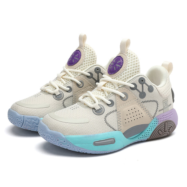 Damen Colorblock-Sneaker mit atmungsaktivem Mesh und gepolsterter Komfortsohle – Névara