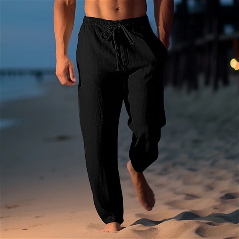Herren atmungsaktive Strandhose mit verstellbarem Bund Echoarchiv