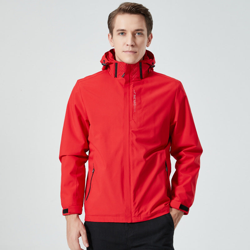 Damen leichte wasserabweisende Freizeit-Outdoorjacke mit verstellbarer Kapuze und verdecktem Reißverschluss Echo Archiv