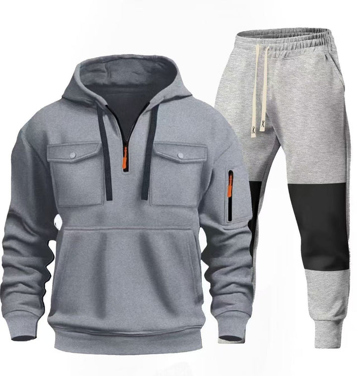 Herren funktionaler Sweatshirt- und Jogginghosen-Set Echoarchiv