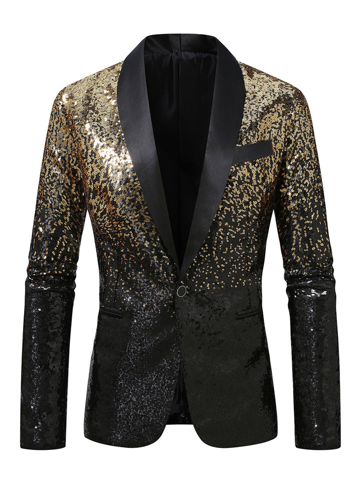 Herren Funktionsjacke mit Pailletten Echoarchiv
