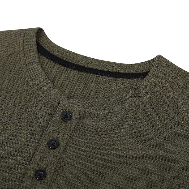 Herren Kurzärmliges Polo-Shirt mit strukturiertem Stoff Echoarchiv