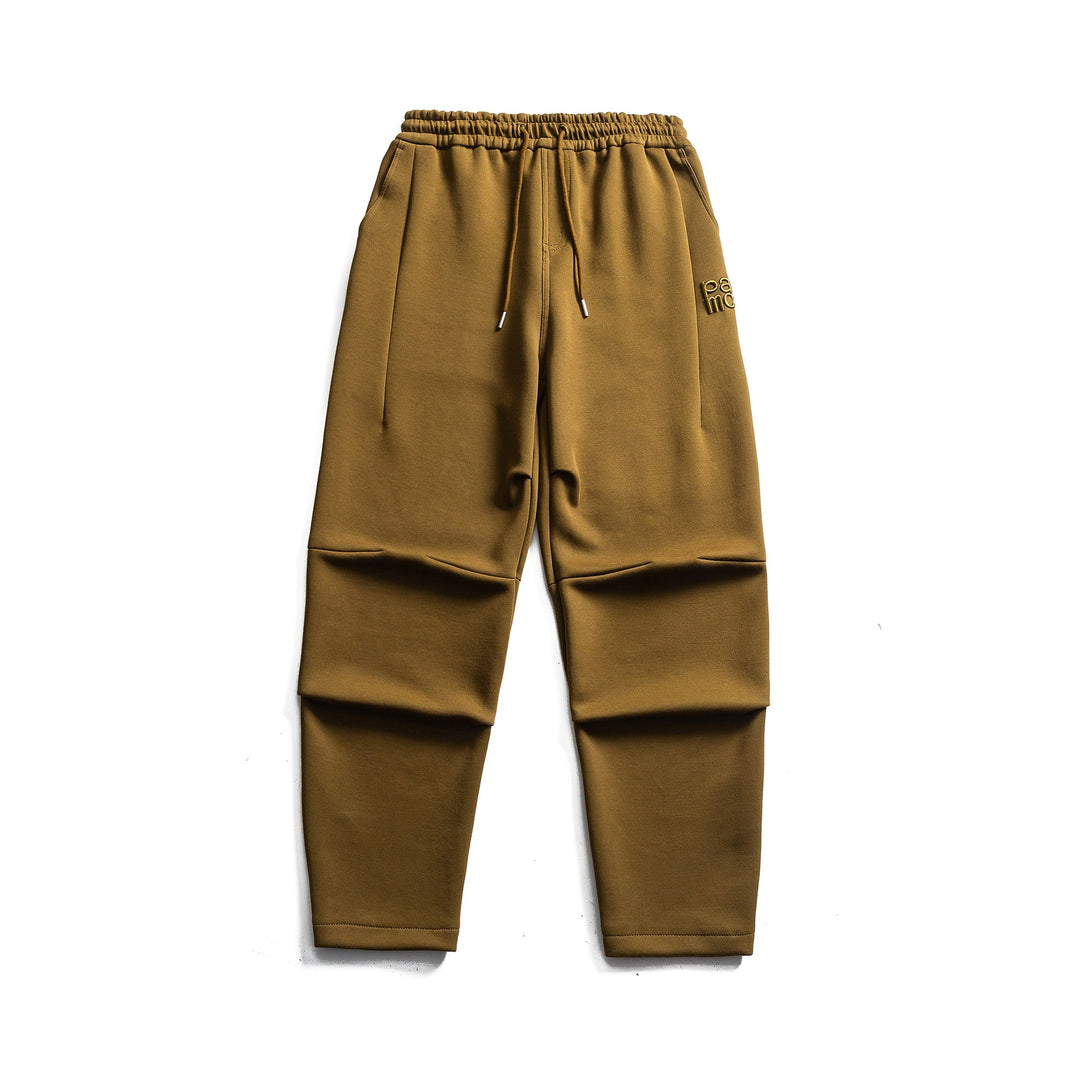 Herren Tapered Jogginghose mit elastischem Bund und Knie-Paneelen Echoarchiv
