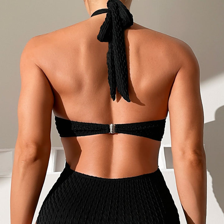 Damen Eleganter Schnitt Badeanzug mit raffinierten Rüschendetails Echo Archiv