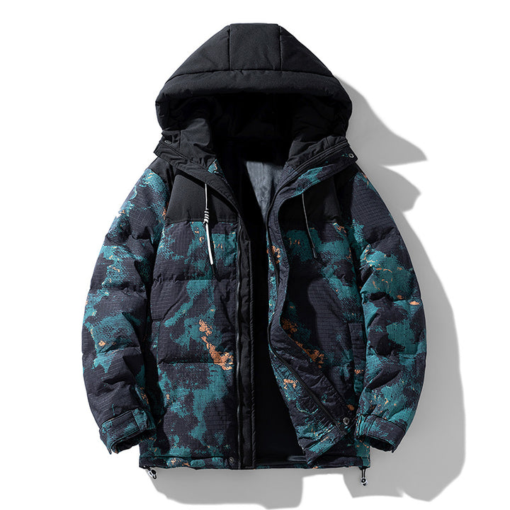 Herren warme Winter-Pufferjacke mit multifunktionalem Design Echoarchiv