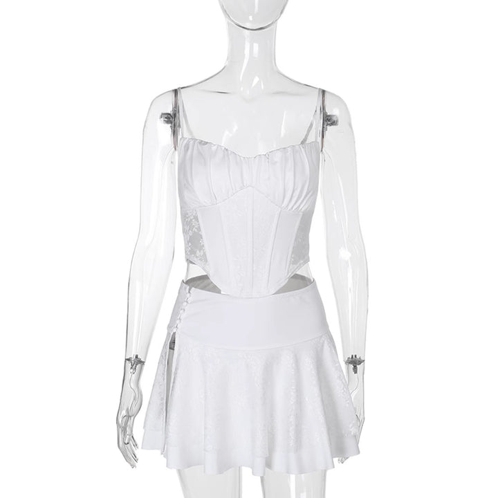 Damen Corsagenkleid mit filigranen Spitzenakzenten Echo Archiv