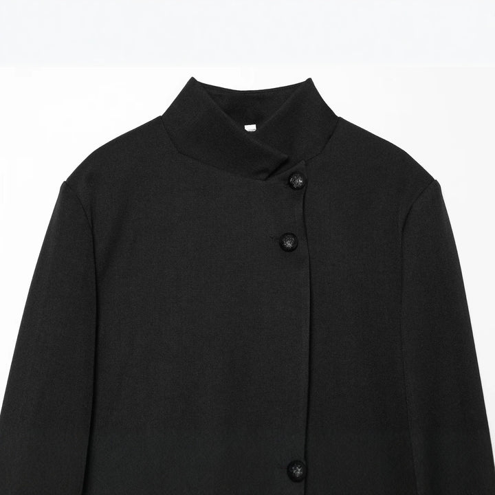 Damen Kurzer Blazer mit Stehkragen, verdeckter Knopfleiste und taillierter Silhouette Echo Archiv