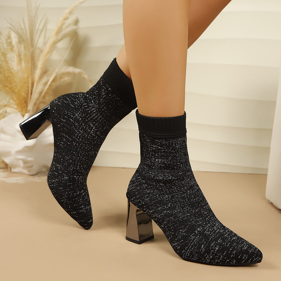 Damen Elegante Strumpfstiefeletten Echo Archiv