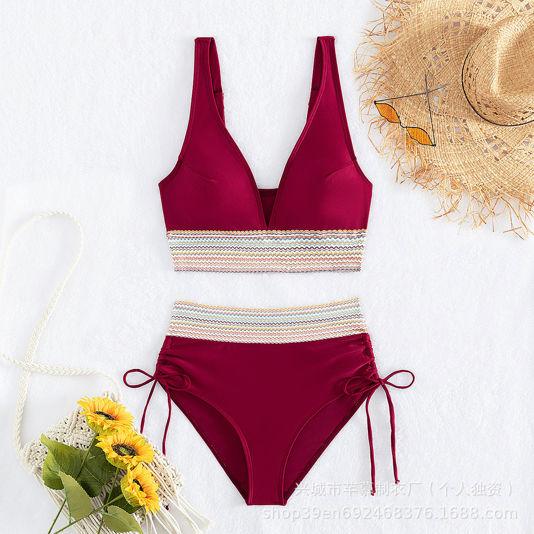 Damen Hochgeschnittener Sportbikini Echo Archiv