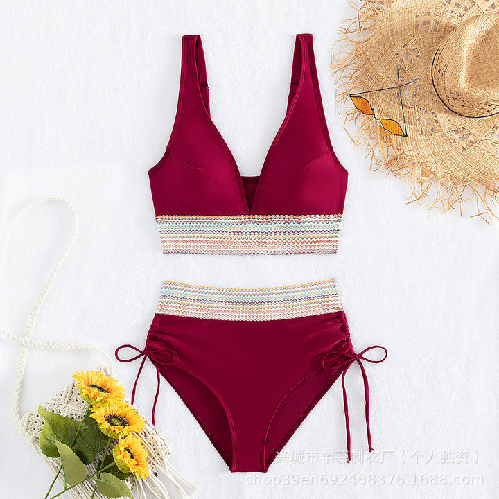 Damen Hochgeschnittener Sportbikini Echo Archiv