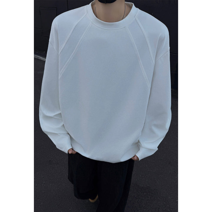 Herren Oversize Rundhals‑Sweatshirt mit Raglanärmeln und cleanem Minimaldesign Echo Archiv