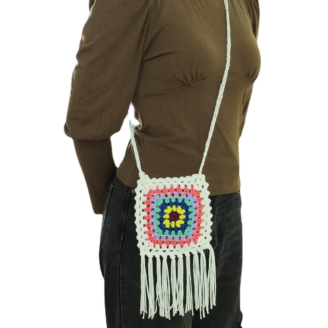 Damen Handgefertigte Häkel Tasche Echo Archiv