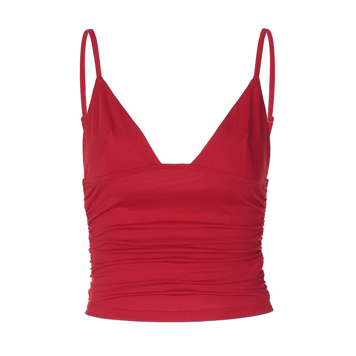 Damen Crop-Top mit asymmetrischem Schnitt und figurbetonter Silhouette Echo Archiv