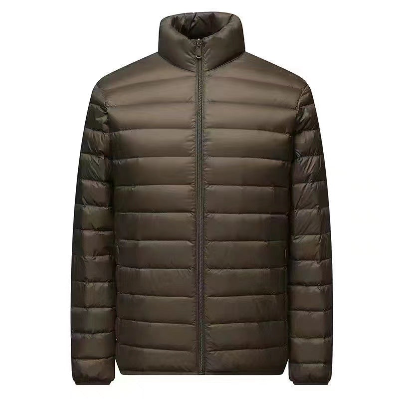 Herren nan ultraleichte Packbare Microsteppjacke mit Stehkragen, wattierter Isolierung und windabweisender Hülle Echo Archiv