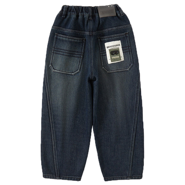 Damen Weite Denim-Hose Echo Archiv