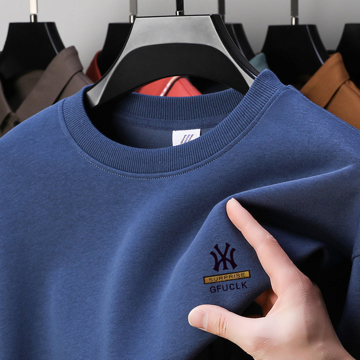 Herren Freizeit Sweatshirt mit stilvollem Rundhalsausschnitt Echoarchiv