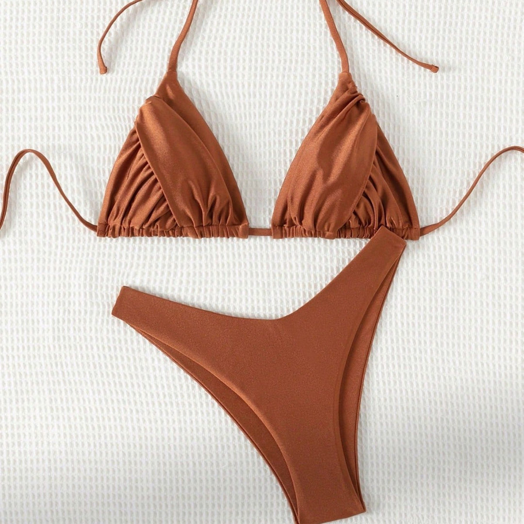 Damen Triangel-Bikini mit Raffungen Echo Archiv