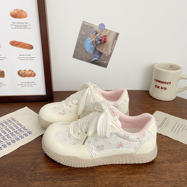 Damen Sneaker mit floralen Applikationen Echo Archiv