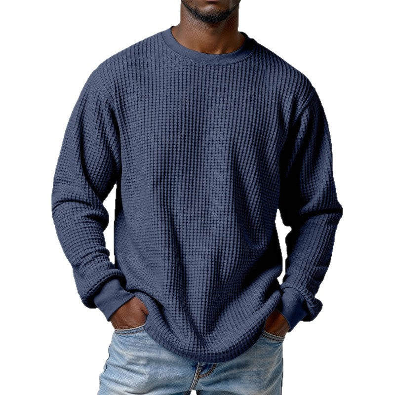 Herren Urbaner Pullover mit Waffelstruktur Echoarchiv