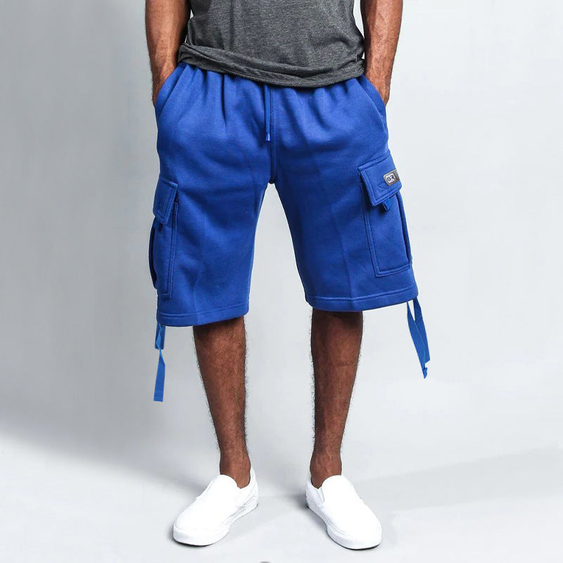 Herren modische Cargo-Shorts mit praktischen Taschen und verstellbarem Kordelzug Echoarchiv
