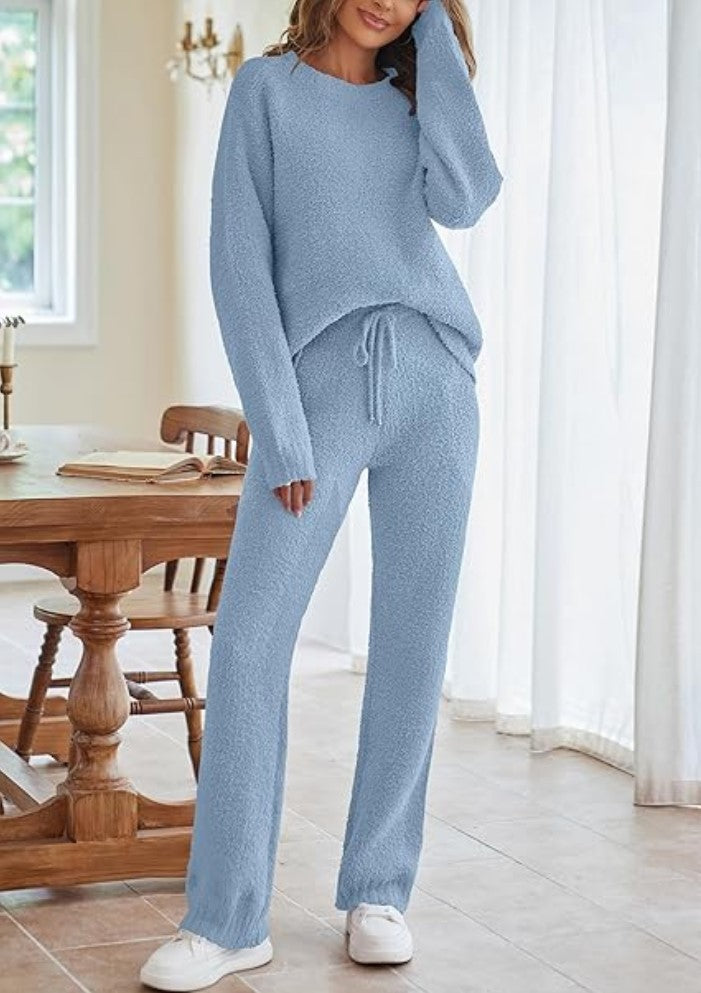 Damen nan kuscheliges Lounge-Set mit Oversize-Pullover und Kordelzughose Echo Archiv