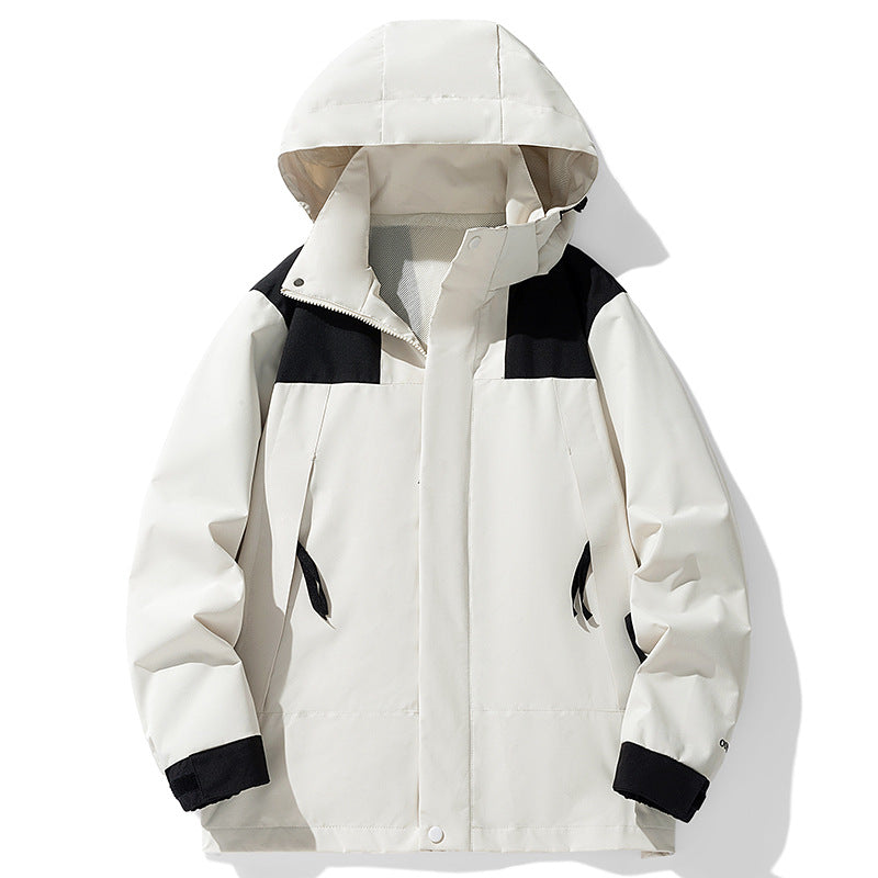 Damen wasserabweisende Übergangsjacke mit verstellbarer Kapuze Echo Archive