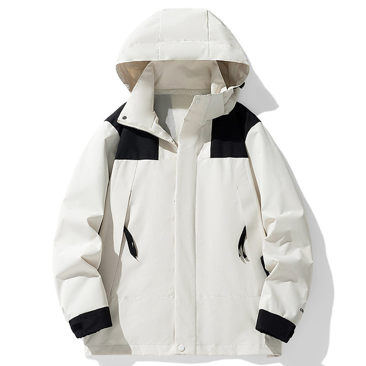 Damen wasserabweisende Übergangsjacke mit verstellbarer Kapuze Echo Archive