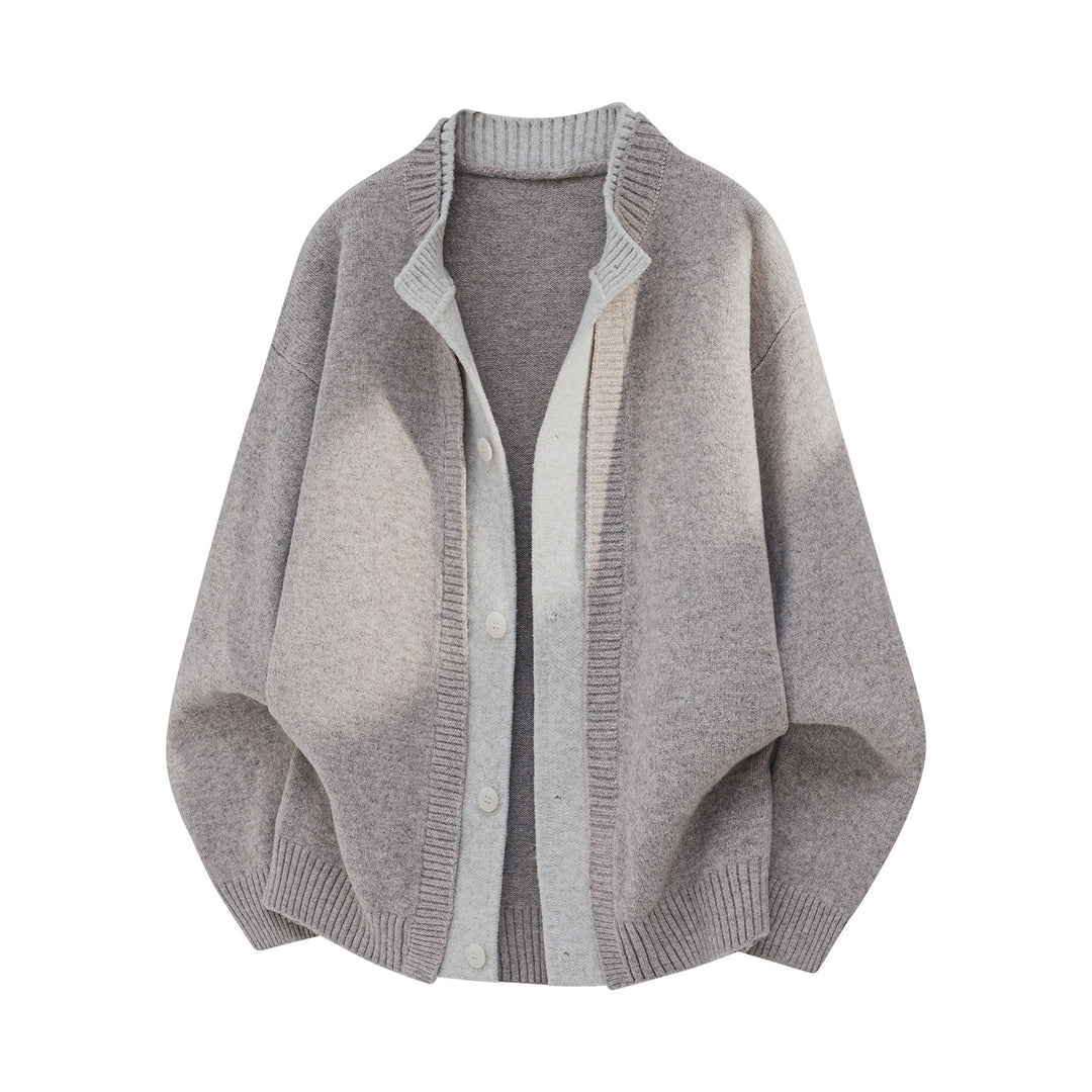 Damen Oversize Strickcardigan mit Knopfleiste und Schalkragen Echo Archiv
