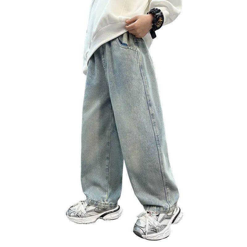 Damen lässige Jeans mit einzigartigem Comic-Print Echo Archiv