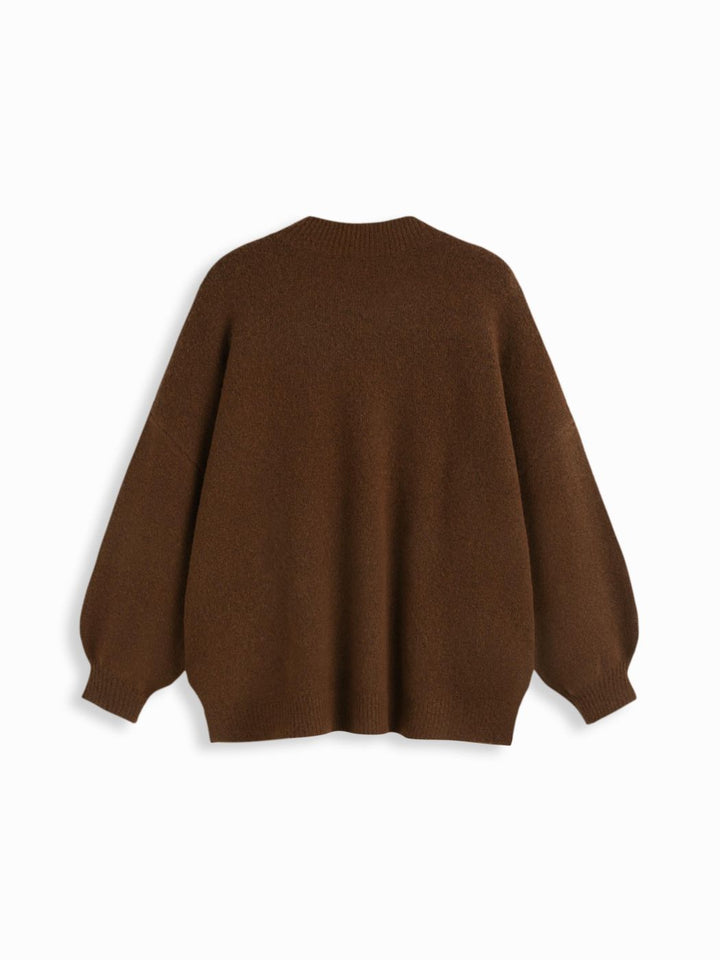 Damen Bequemer Oversized Pullover Echo Archiv