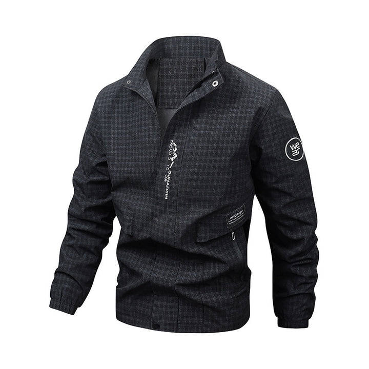 Herren Multifunktionale Windjacke mit hohem Kragen Echo Archiv