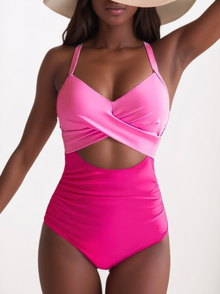 Damen Cut-Out Badeanzug Echo Archiv