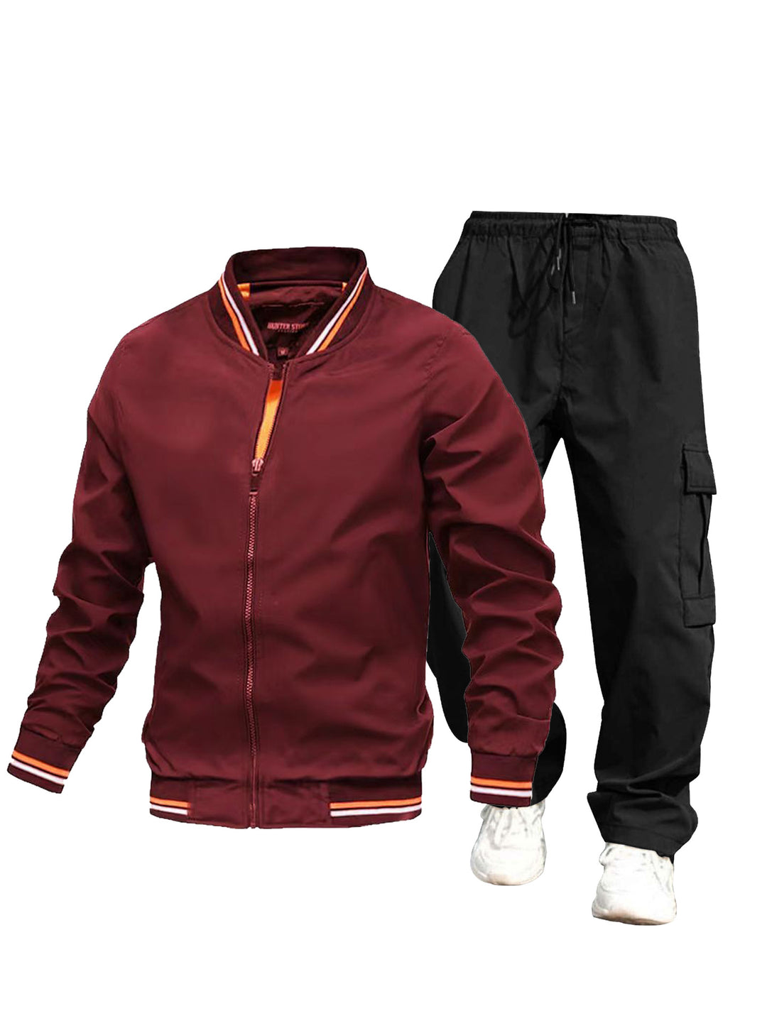 Herren Sportliche Jacke und Cargo-Hose Set Echo Archiv